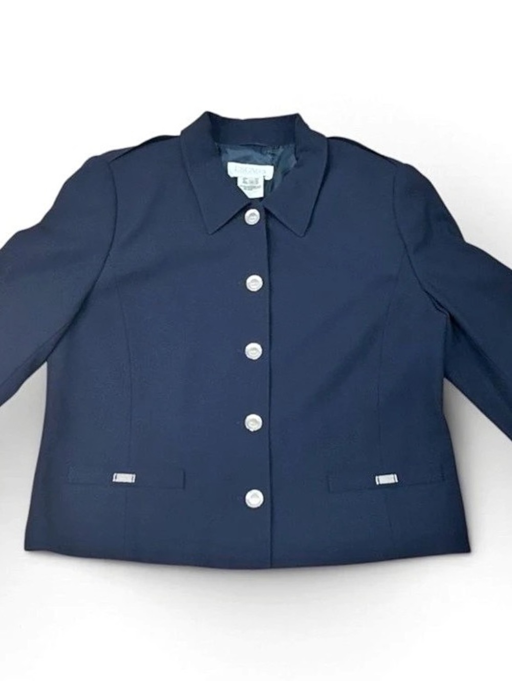 Escada Black Button-Front Jacket